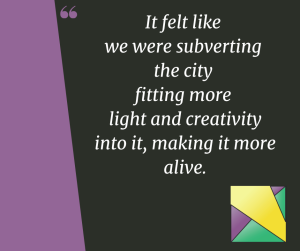 A comment from one of Localjinni's night walkers