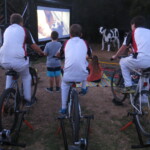 Pedal cinema in motion